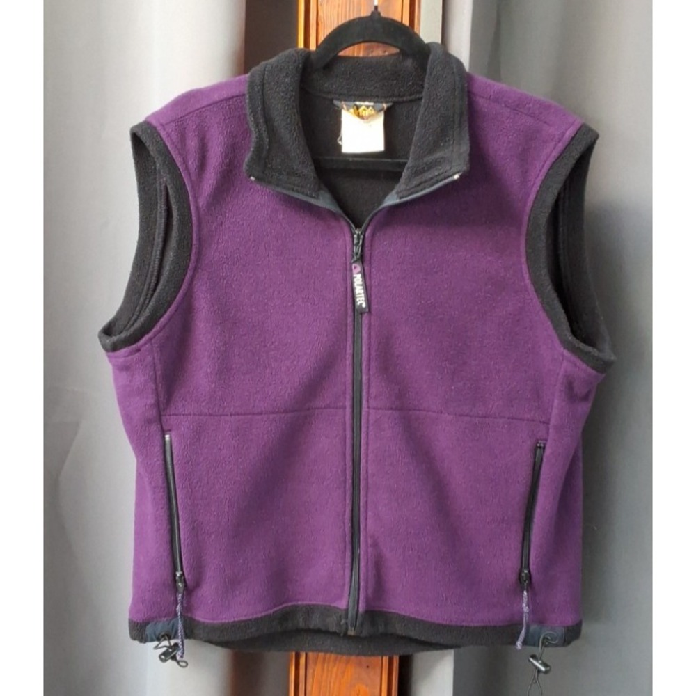 REI VINTAGE 90s Purple Fleece polartec Vest Mens Medium